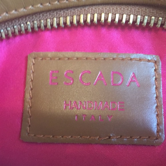 Escada Brown Leather Small Purse - Picture 5 of 5